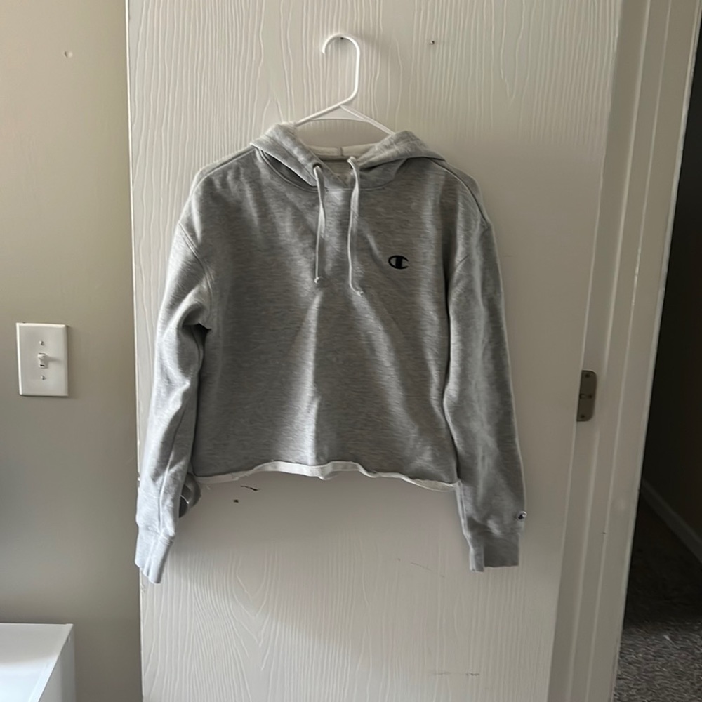 Grey champion S hoodie
